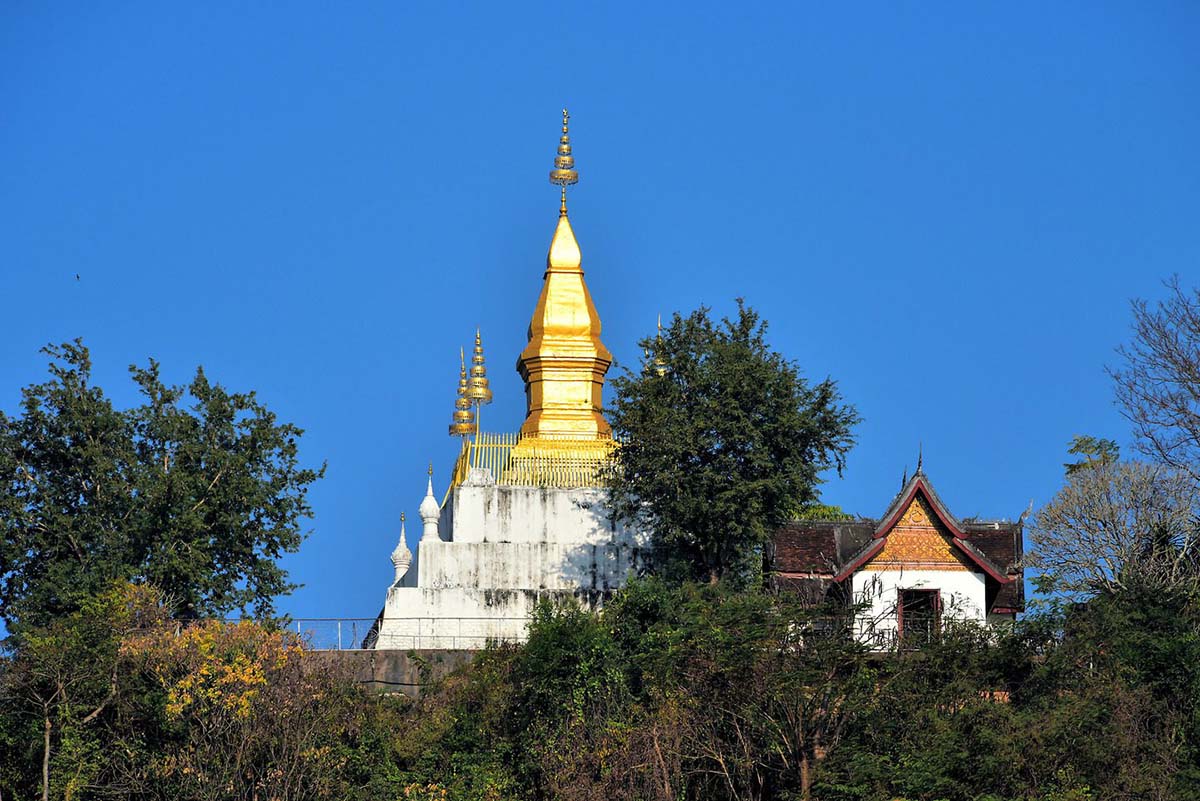 Luang Prabang temple Wat Chom Si